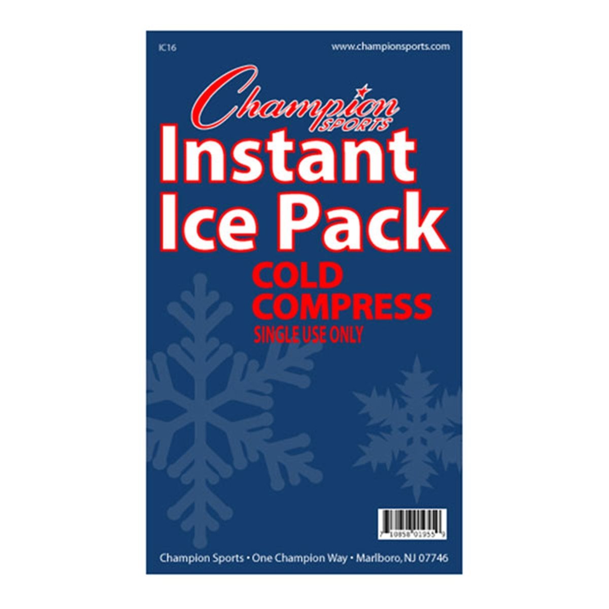 Champion Sports Single Use Instant Cold Compress - 16 Pack - Forza Sports