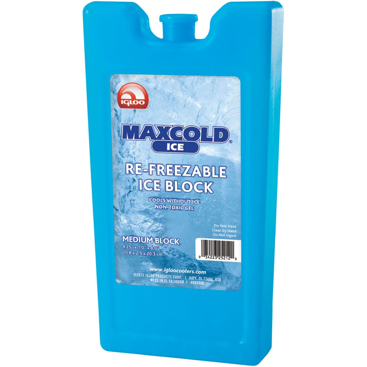 IGLOO MaxCold Medium Refreezable Ice Block - Blue - Forza Sports