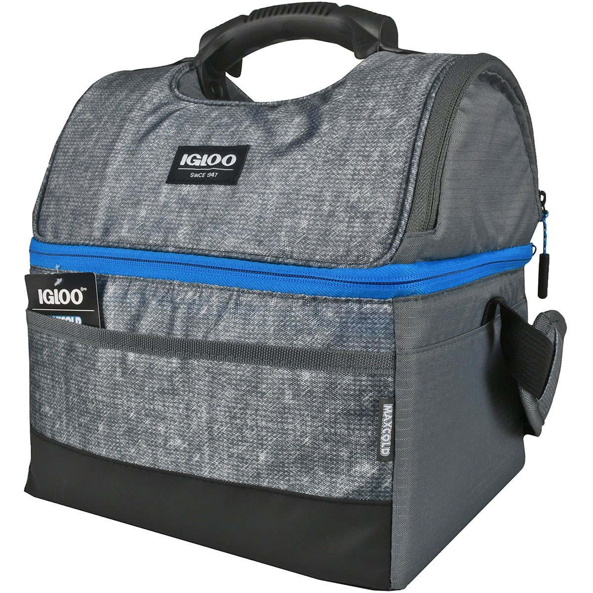 IGLOO MaxCold Gripper 16 Can Lunch Box - Gray - Forza Sports