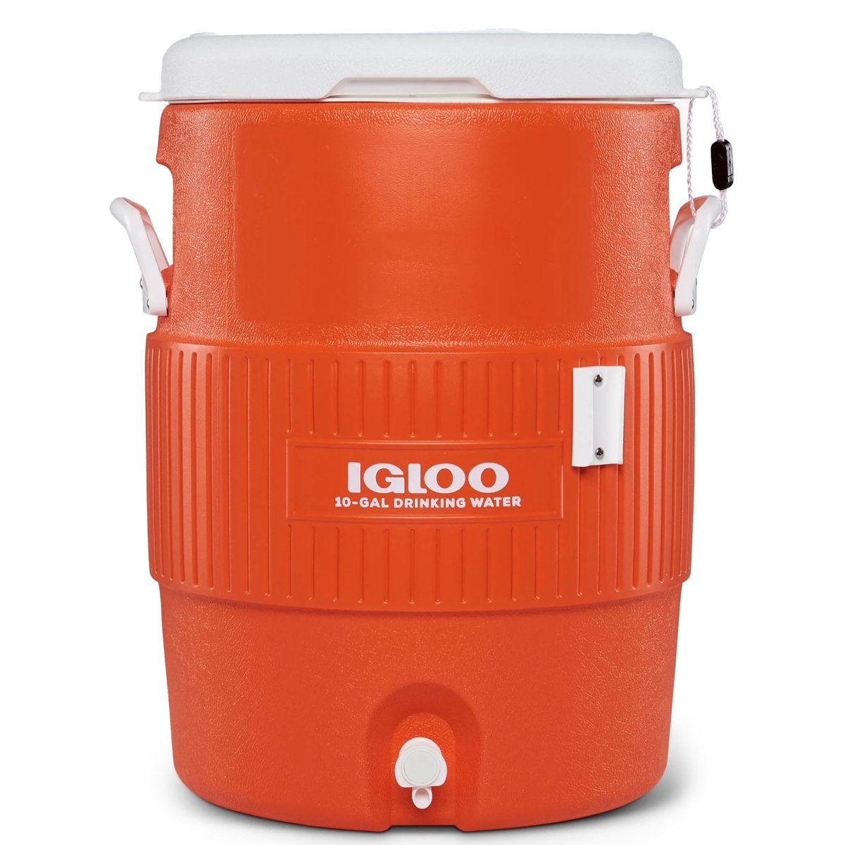 IGLOO 10 Gallon Seat Top Water Jug With Cup Dispenser, Orange - Forza Sports