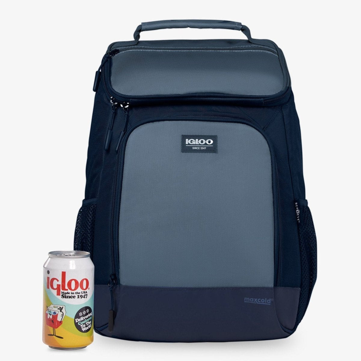 Igloo 24 - Can MaxCold Evergreen Top Grip Cooler Backpack - Forza Sports