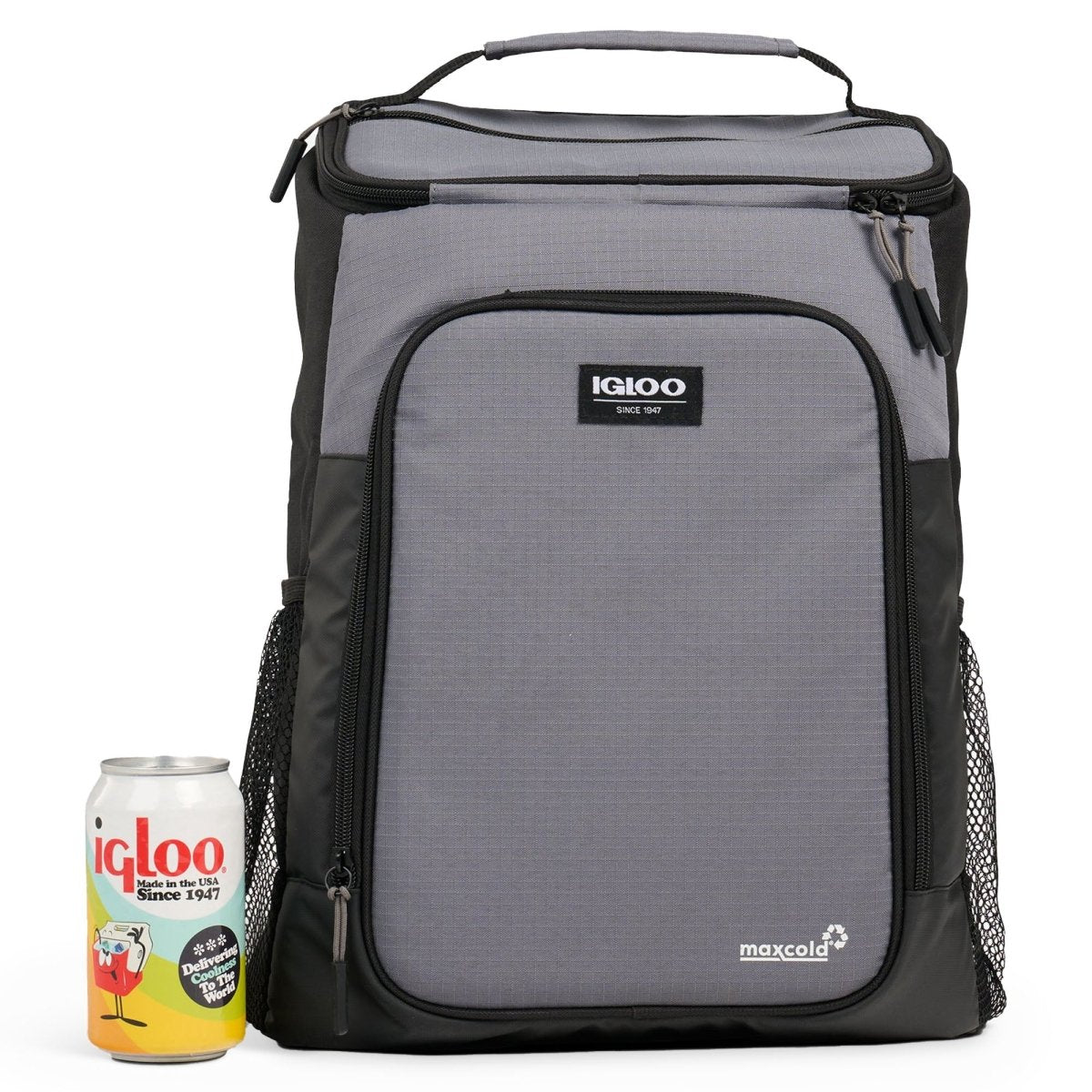 IGLOO Latitude Top Grip 24 - Can Backpack, Carbonite - Forza Sports