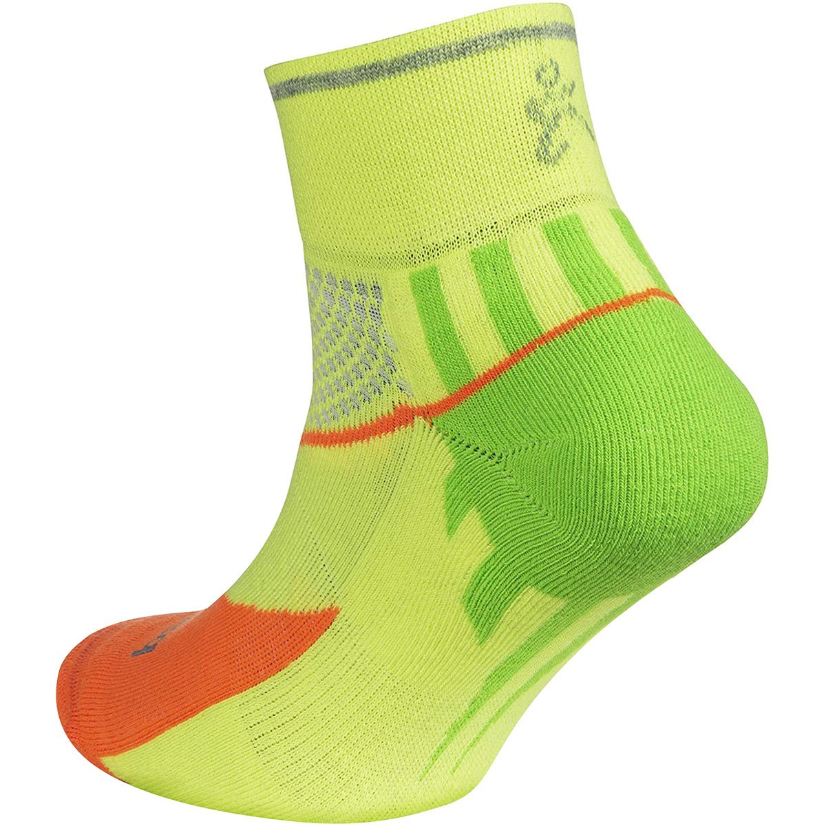 Balega Enduro Reflective Quarter Length Running Socks - Multi - Neon - Forza Sports