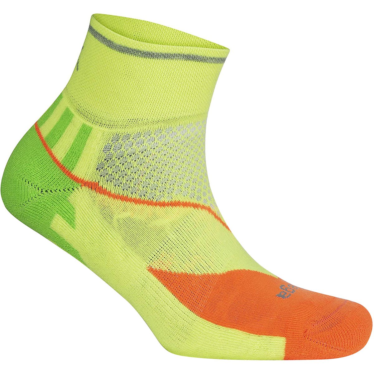 Balega Enduro Reflective Quarter Length Running Socks - Multi - Neon - Forza Sports