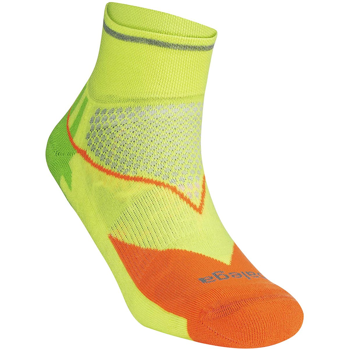 Balega Enduro Reflective Quarter Length Running Socks - Multi - Neon - Forza Sports