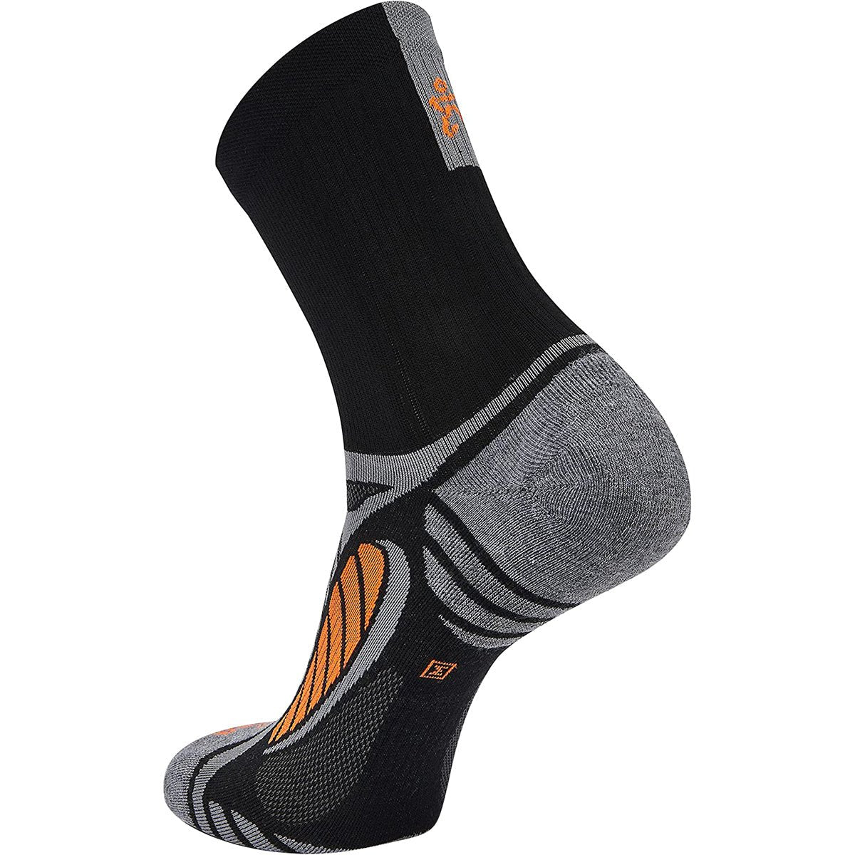 Balega Ultra Light Second Skin Crew Length Running Socks - Black/Gray Heather - Forza Sports