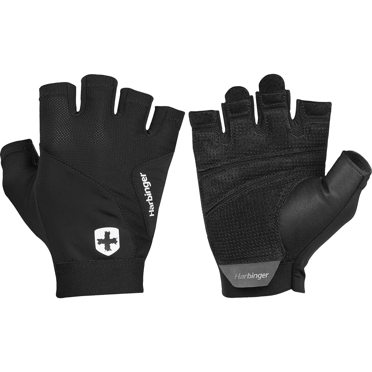 Harbinger Unisex FlexFit Weight Lifting Gloves - Black Harbinger