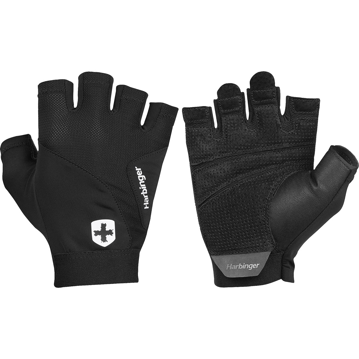Harbinger Unisex FlexFit Weight Lifting Gloves - Black - Forza Sports