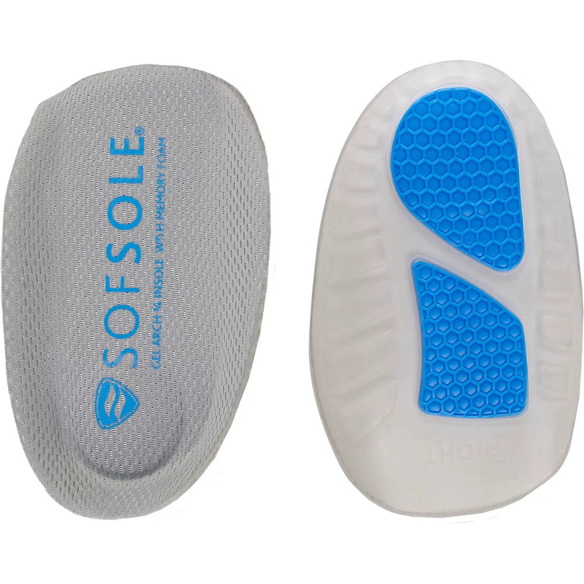 Sof Sole Gel Arch 3/4 Length Shoe Insoles with Memory Foam - Forza Sports