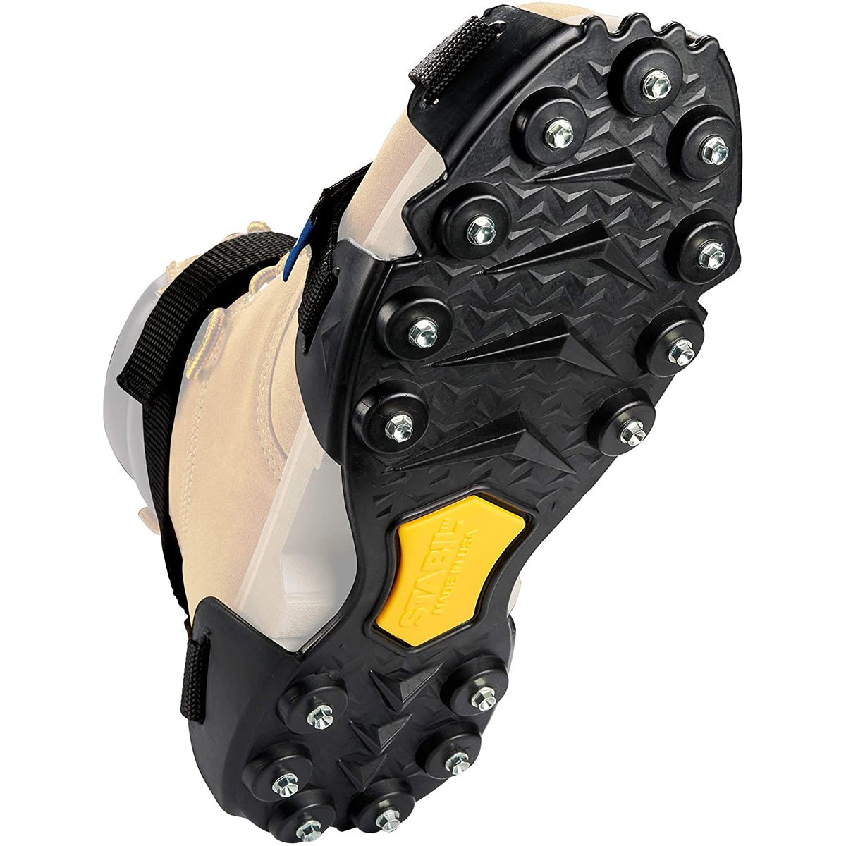 Stabil STABILicers Maxx2 High Performance Snow and Ice Cleats - Black/Yellow - Forza Sports