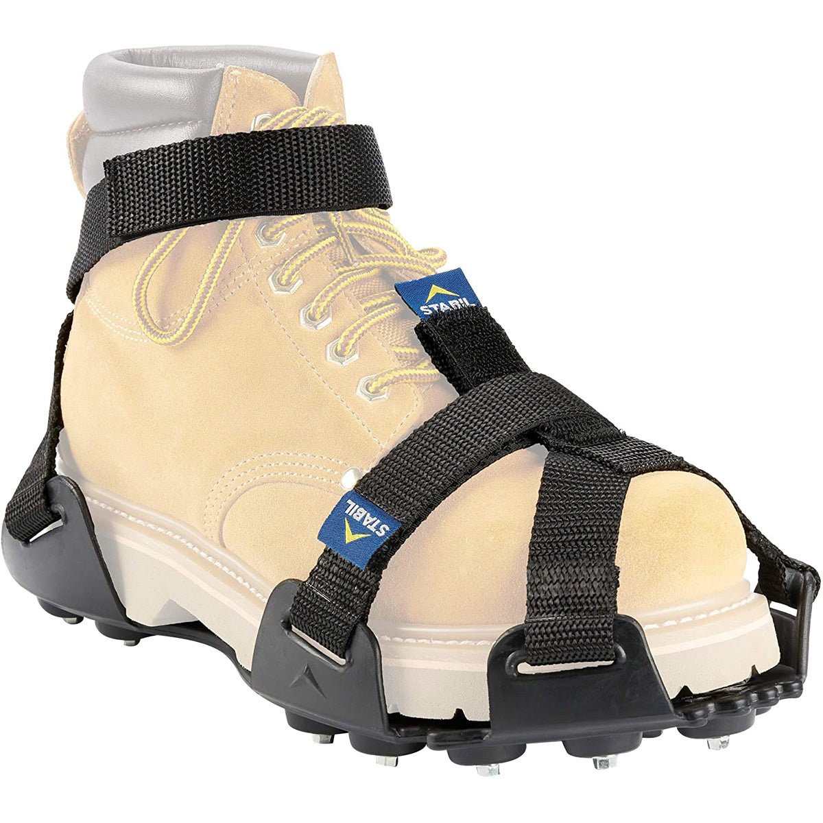 Stabil STABILicers Maxx2 High Performance Snow and Ice Cleats - Black/Yellow - Forza Sports