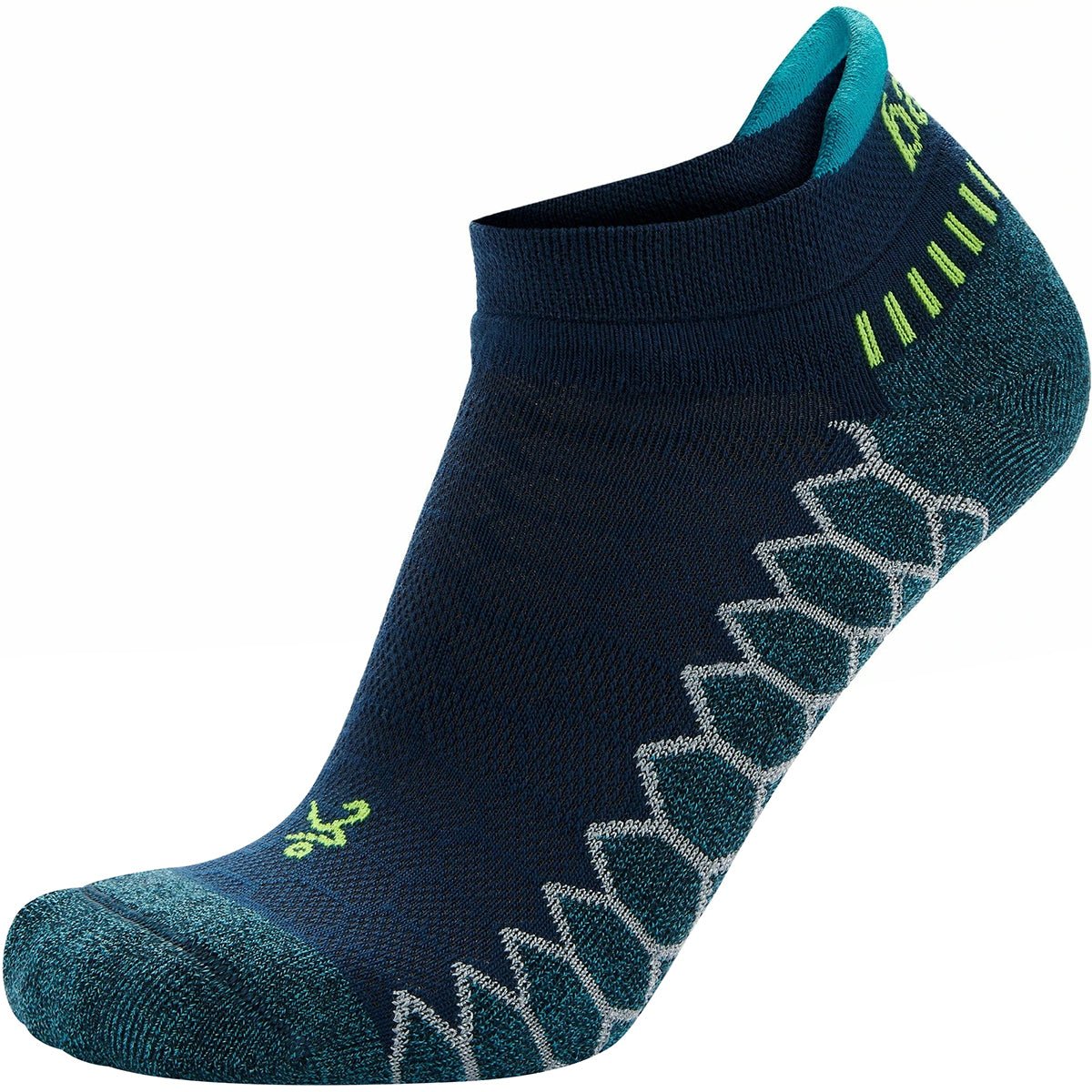 Balega Silver No Show Running Socks - Legion Blue/Lake Blue - Forza Sports