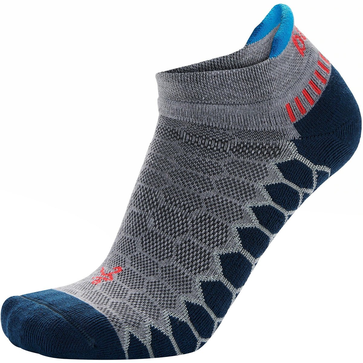 Balega Silver No Show Running Socks - Midgray/Ink - Forza Sports