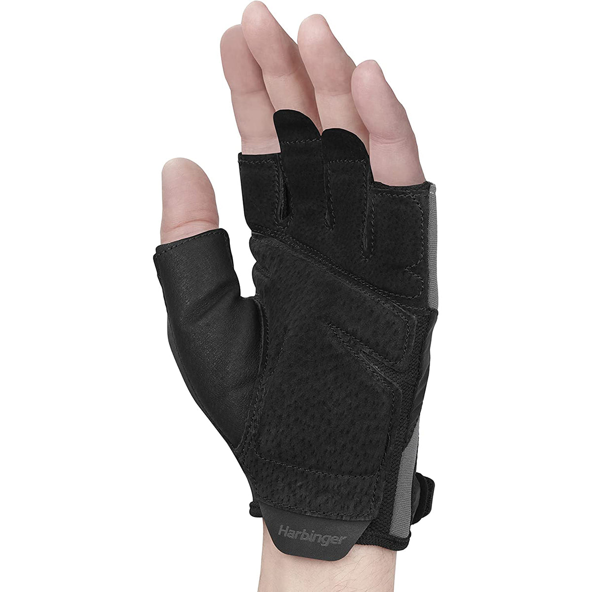Harbinger Unisex Training Grip Weight Lifting Gloves - Black - Forza Sports