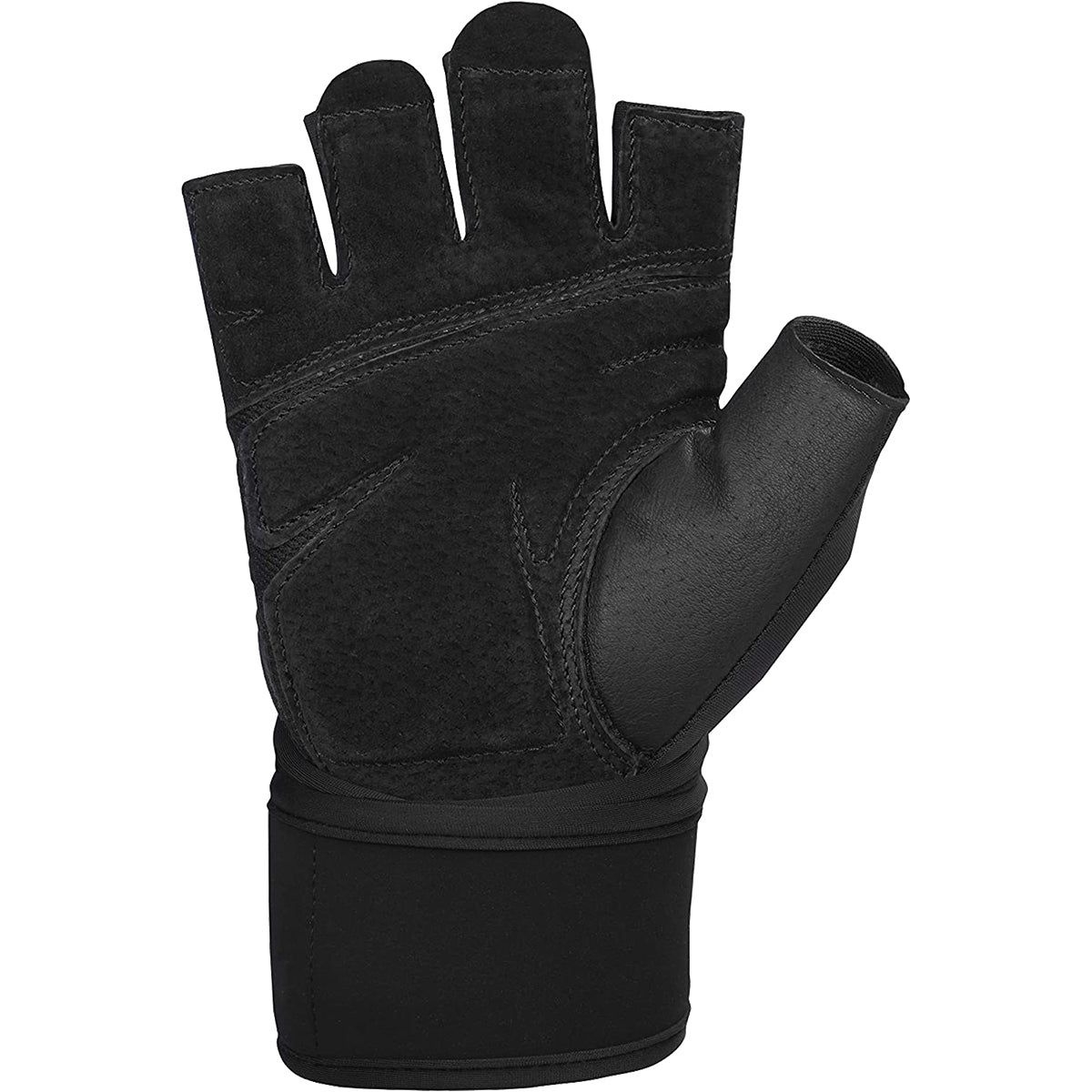 Harbinger Unisex Training Grip Wrist Wrap Weight Lifting Gloves - Black - Forza Sports