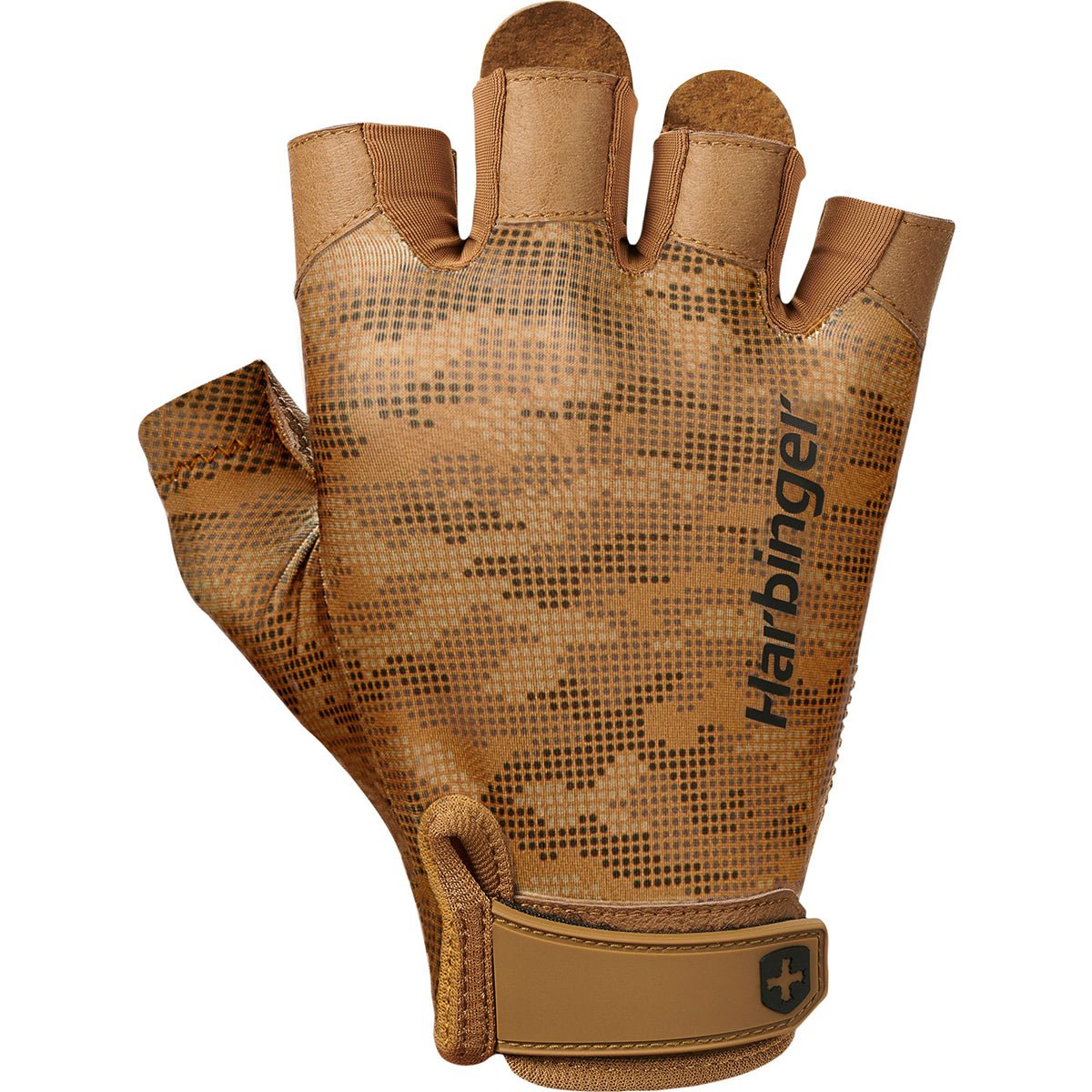 Harbinger Unisex Pro Weight Lifting Gloves - Tan Camo - Forza Sports