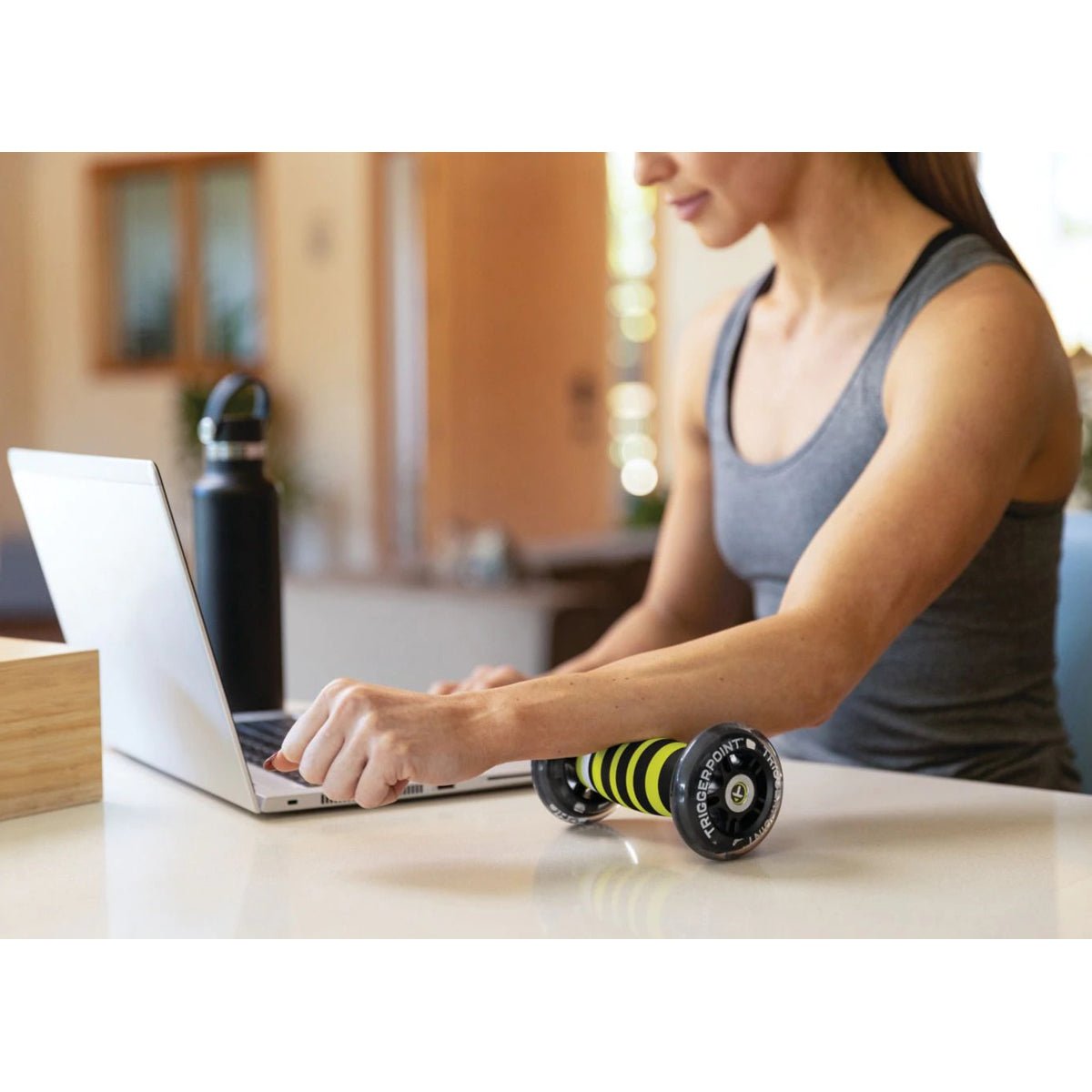 TriggerPoint NANO LTE Foot Massage Roller - Black/Lime - Forza Sports