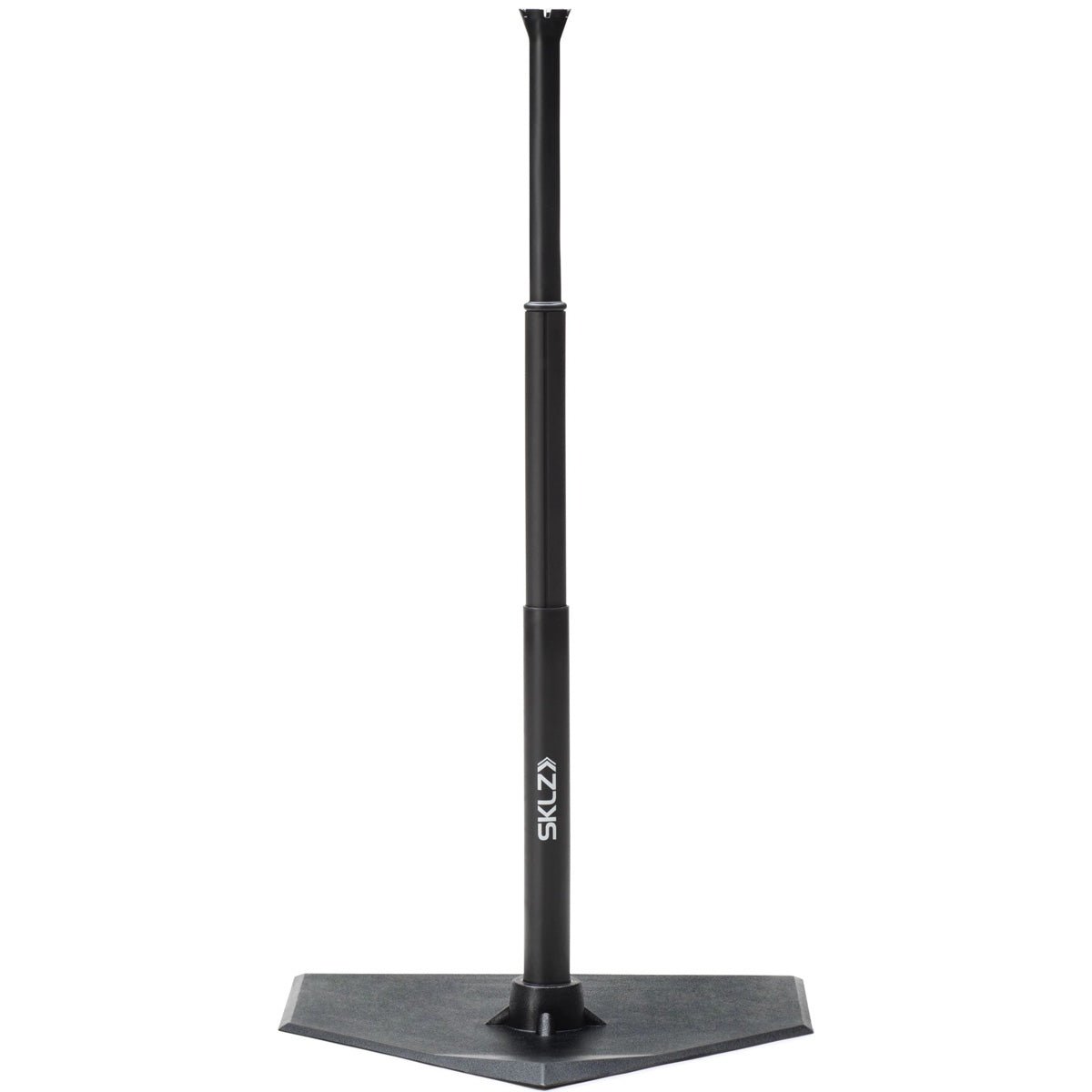 Black SKLZ baseball training pop on a white background
