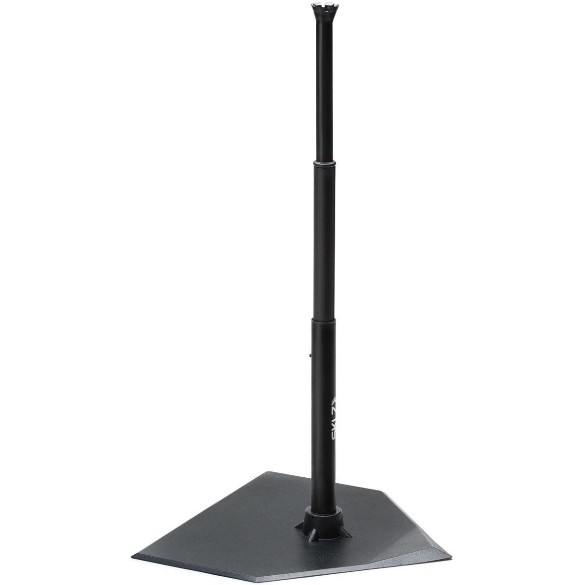 Black adjustable baseball training pop on a white background