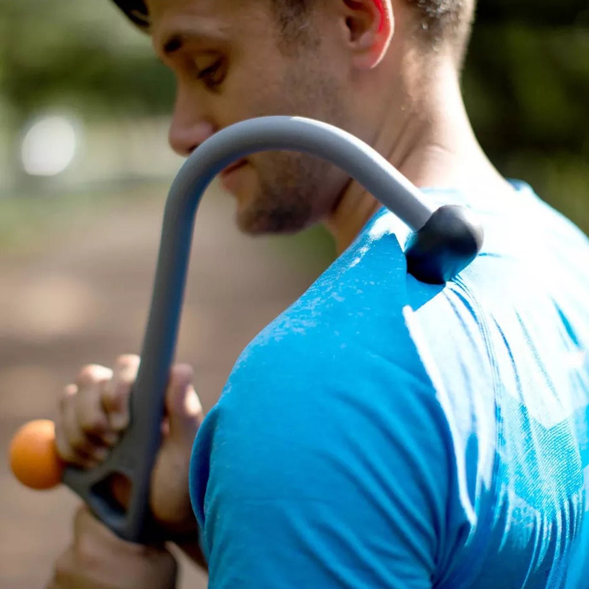 TriggerPoint AcuCurve Cane Massager - Gray/Orange - Forza Sports
