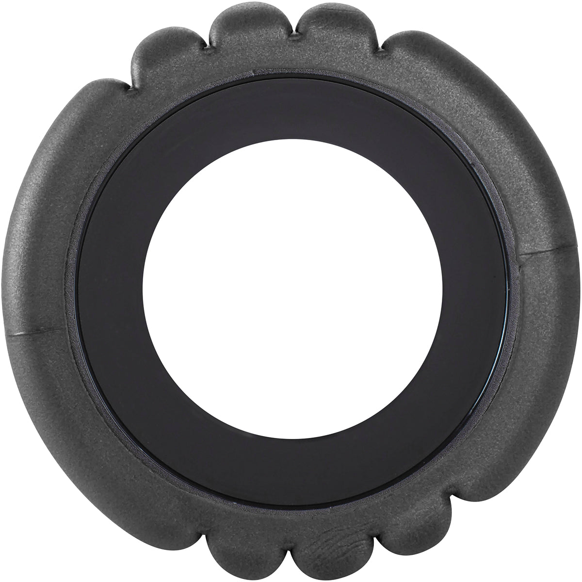 Black gear-like object on a white background - Forza Sports