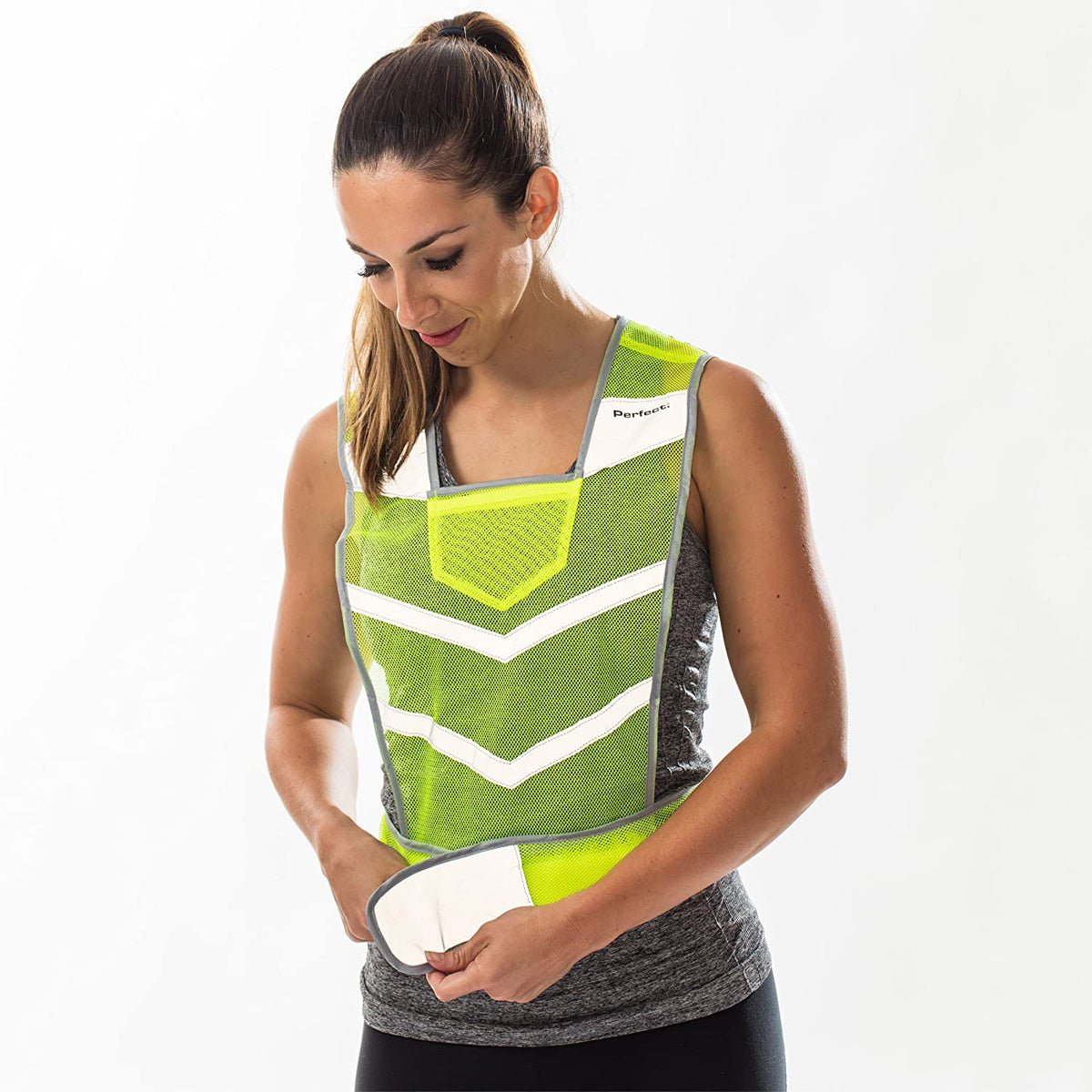 Perfect Fitness Reflective Safety Vest - Yellow - Forza Sports