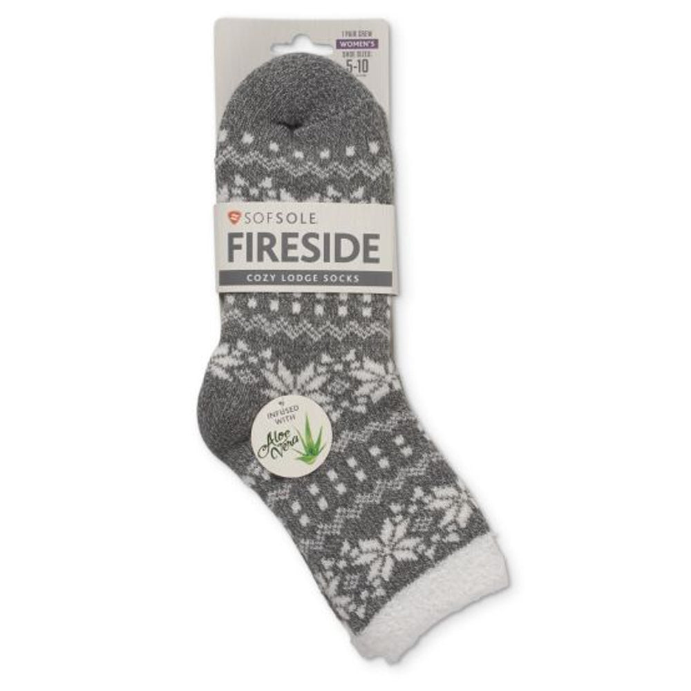 Sof Sole Women's Fireside Ultra Warm Cozy Crew Socks - Medium - Forza Sports
