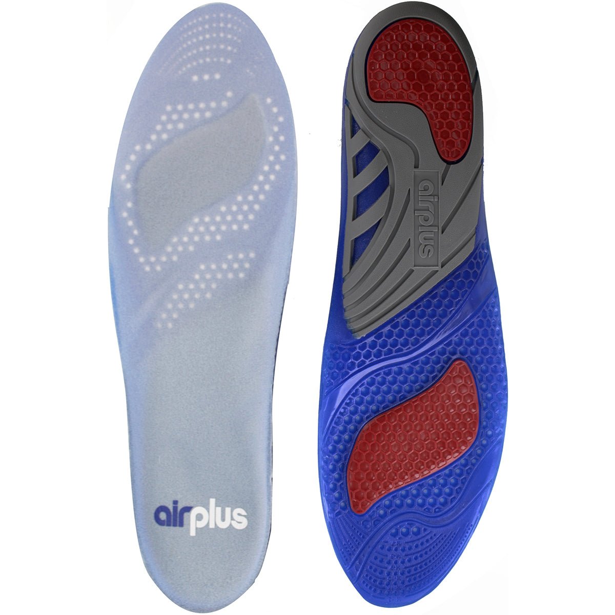Airplus Men's Size 7 - 13 Extreme Active Breathable Lightweight Gel Shoe Insole - Forza Sports