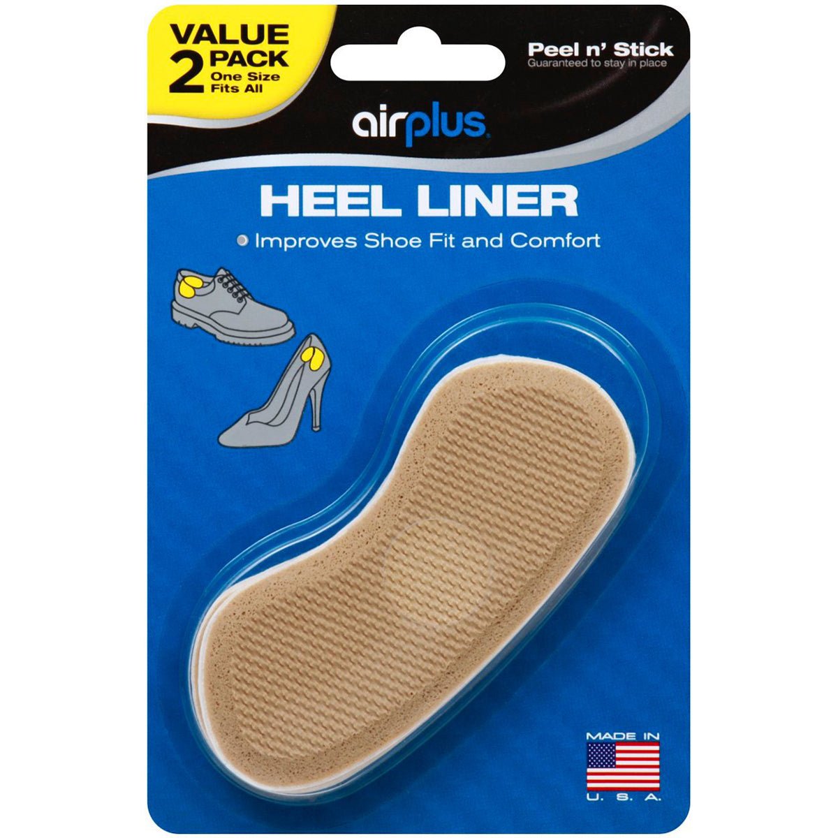 Airplus Peel n' Stick Comfort Heel Liners - Forza Sports