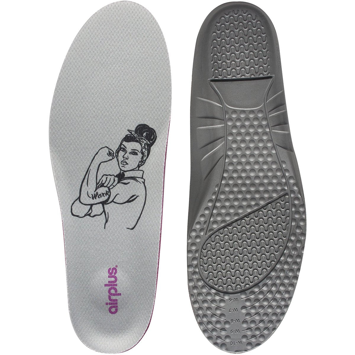 Airplus Women's Size 5 - 11 Ultra Work Memory Comfort Anti - Fatigue Shoe Insoles - Forza Sports