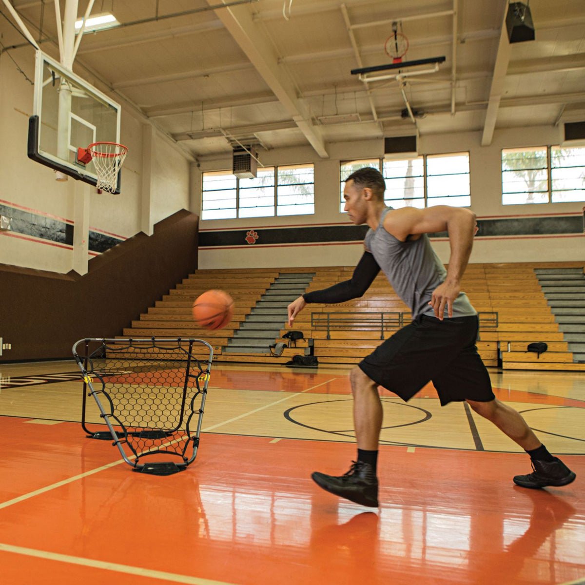 SKLZ Basketball Training Solo Assist Rebounder - Black - Forza Sports