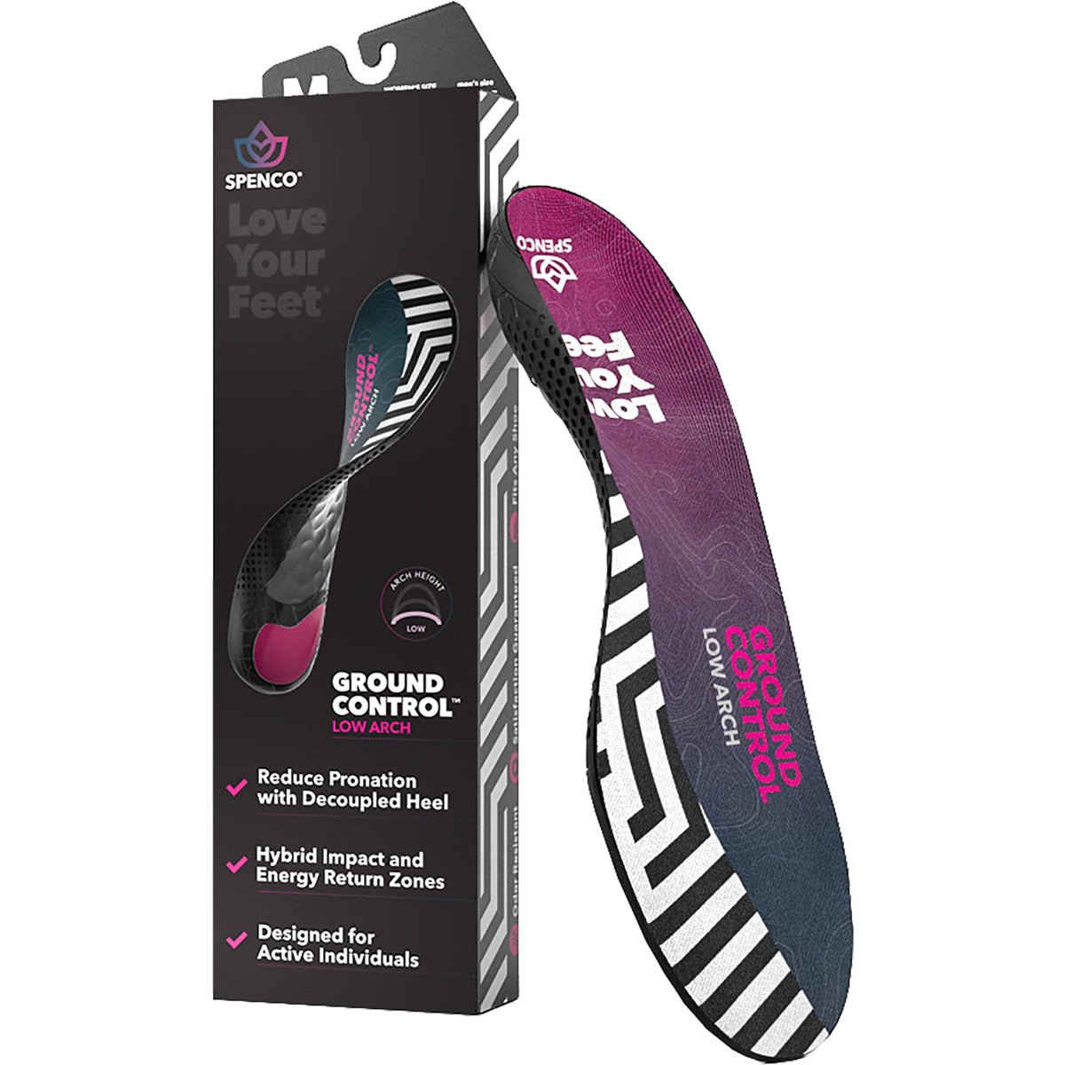 Spenco Ground Control Low Arch Shoe Insoles - Forza Sports