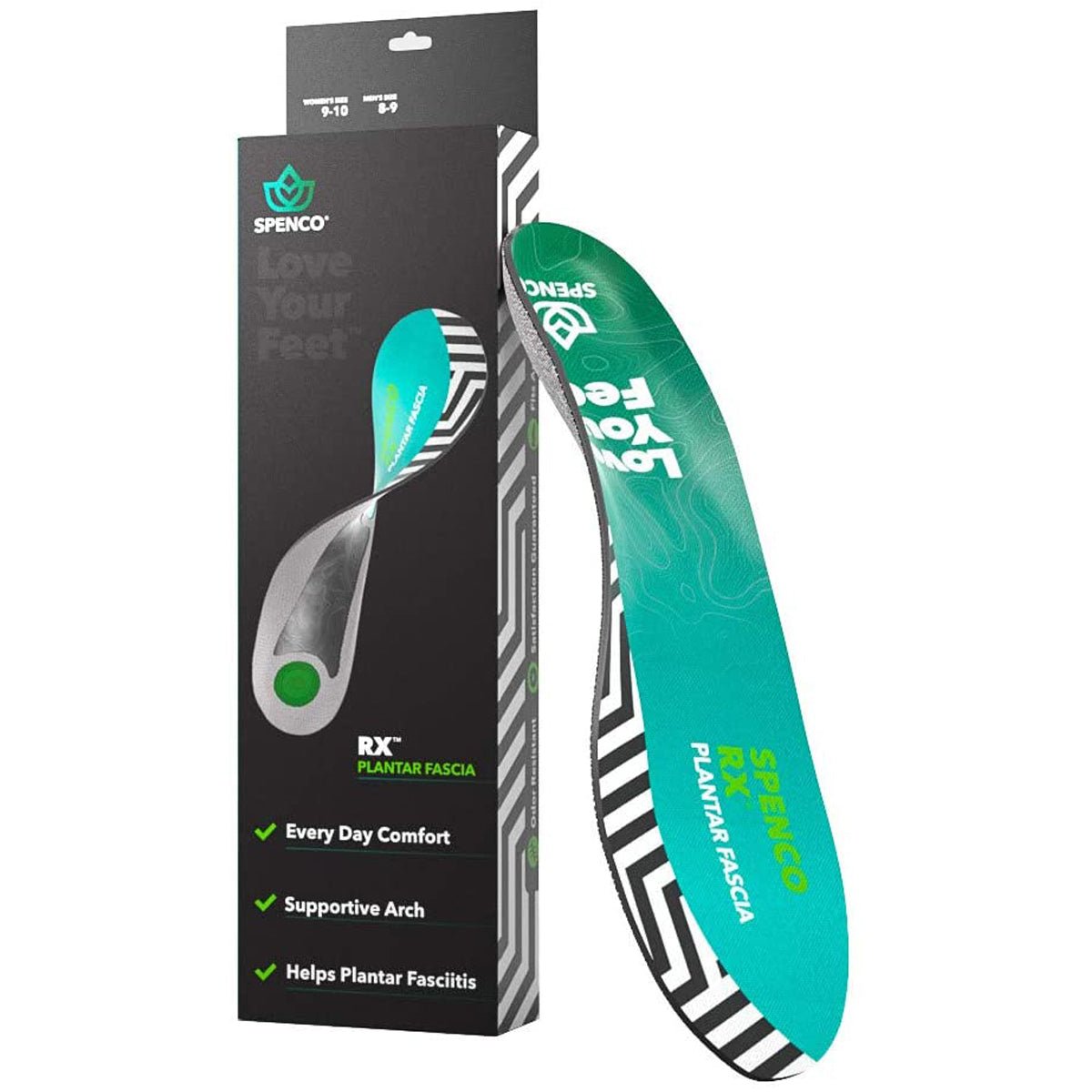 Spenco RX Full Length Plantar Fascia Shoe Insoles - Forza Sports