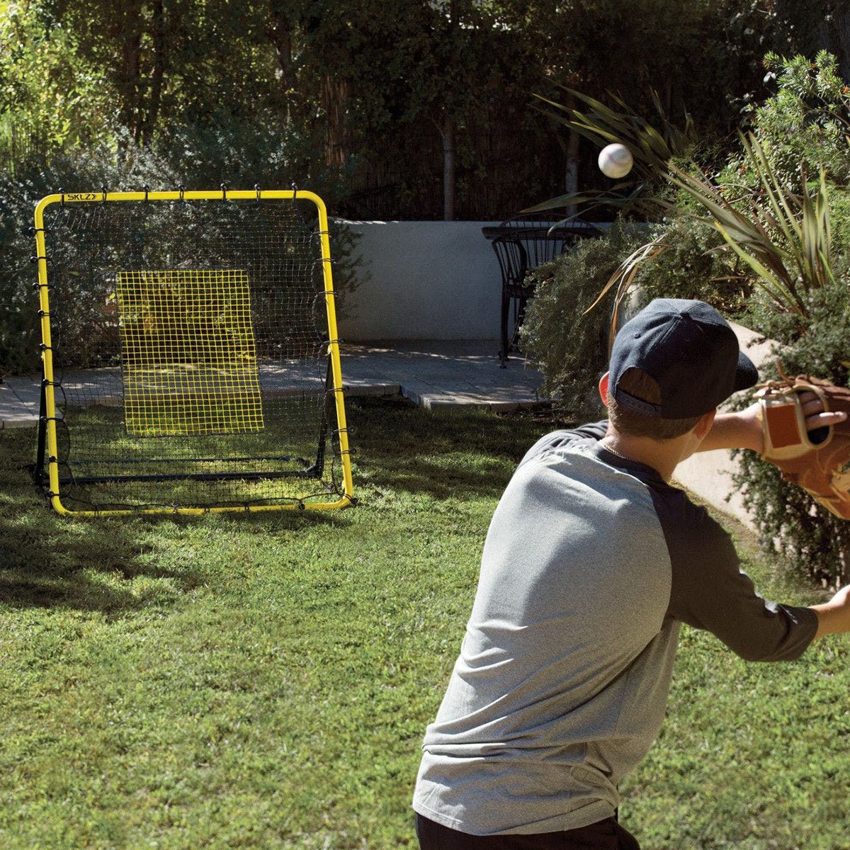 SKLZ Baseball Fielding Trainer Net - Yellow/Black - Forza Sports