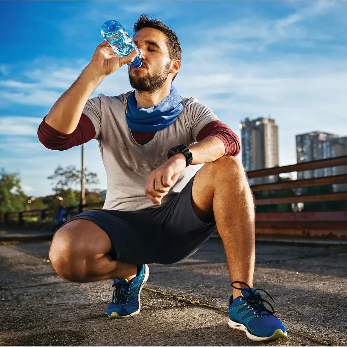 Perfect Fitness Perfect Cooling Neck Gaiter - Blue - Forza Sports