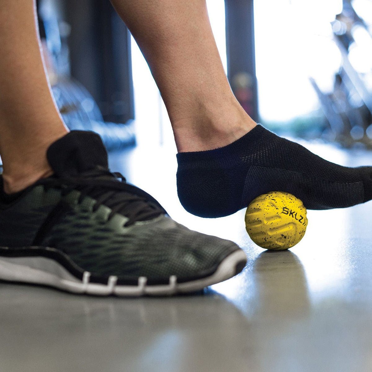 SKLZ 2.5" Foot Massage Ball - Yellow/Black - Forza Sports