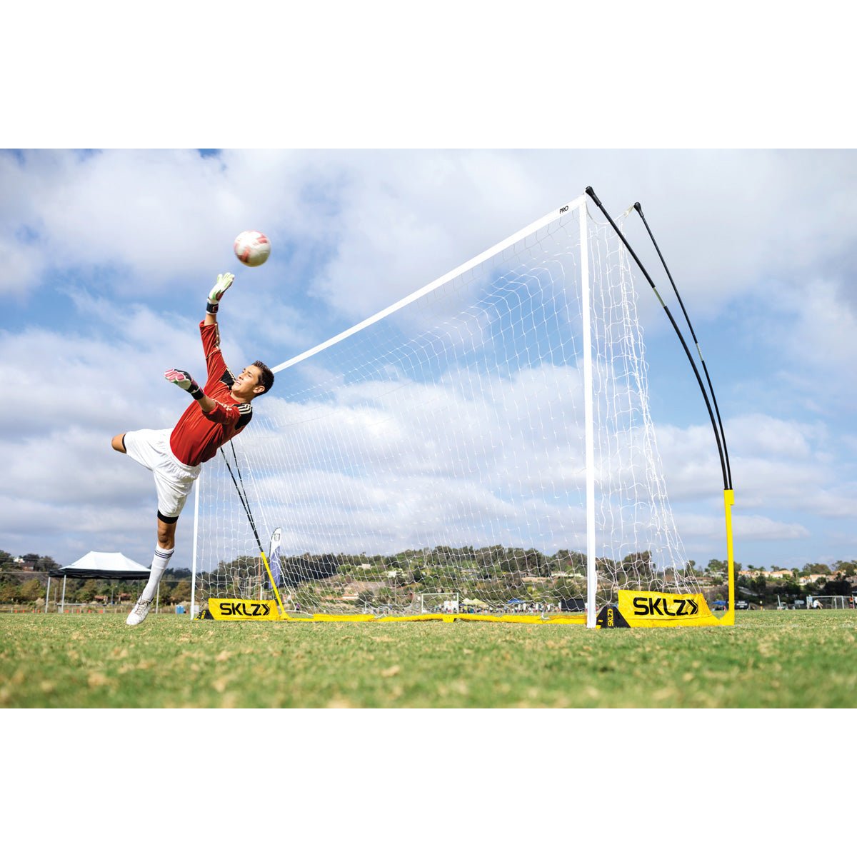 SKLZ Pro Training Soccer Goal - 18.5' x 6.5' - Forza Sports