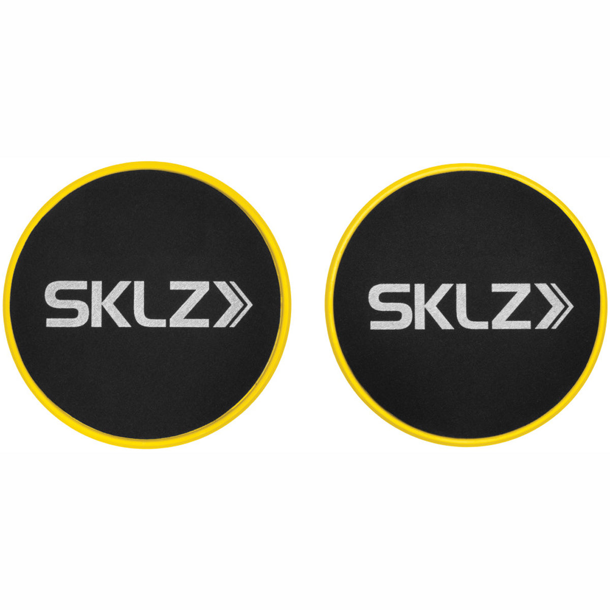 SKLZ Functional Core Stability Exercise Sliders - Black/Yellow SKLZ