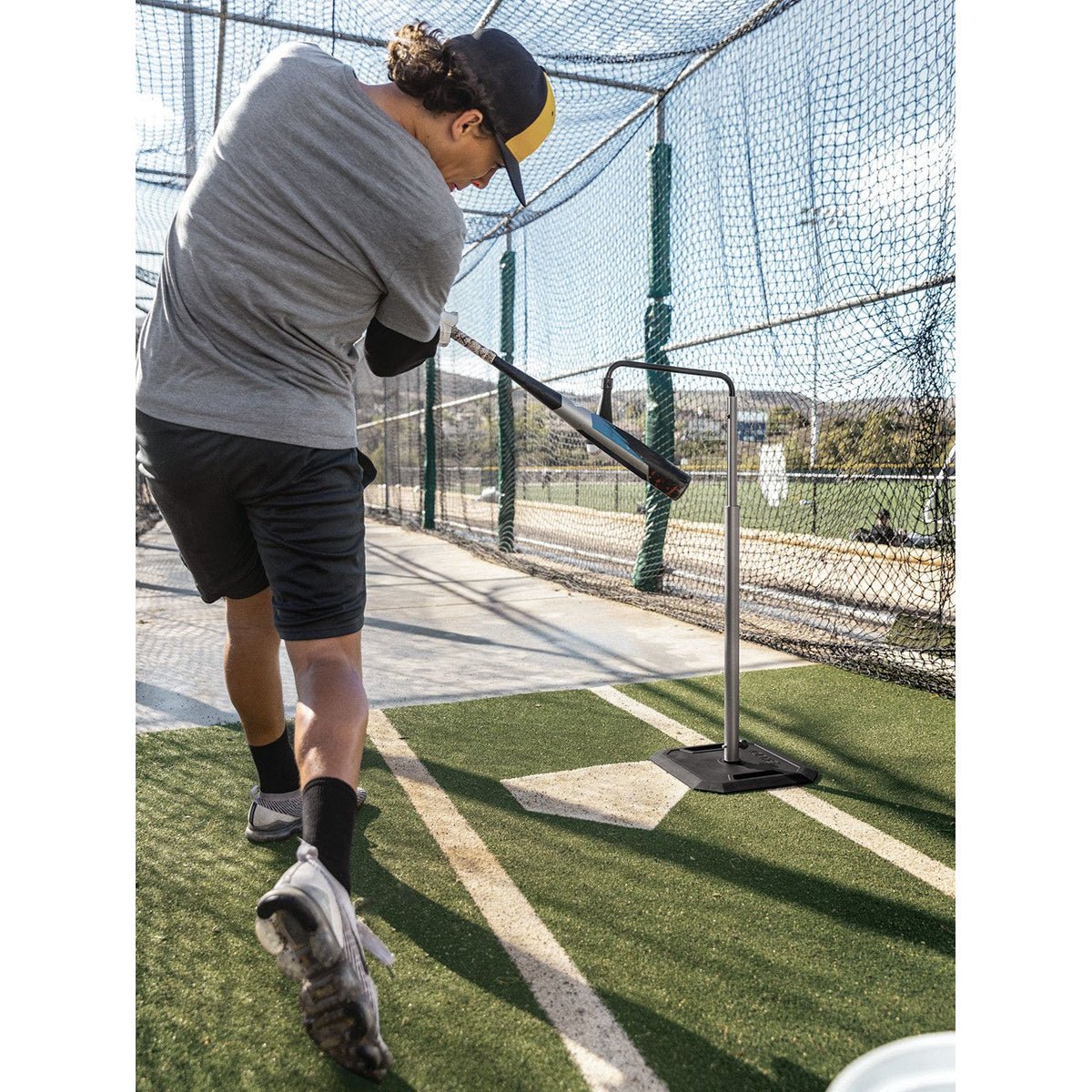 SKLZ Suspended Ball Tee Elite Baseball Training Aid - Gray - Forza Sports