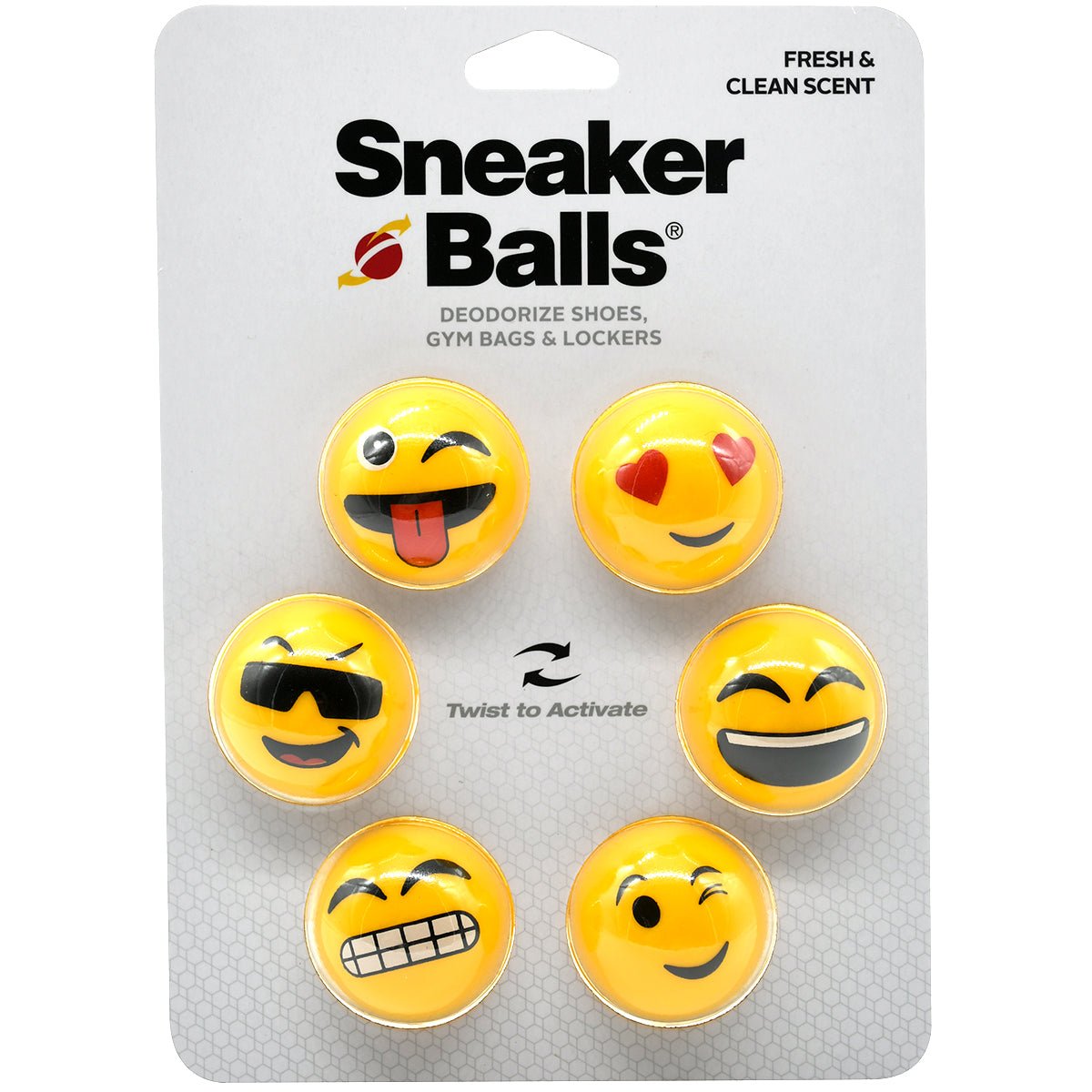 Sneaker Balls 6 - Pack Emoji Shoe Freshener - Forza Sports
