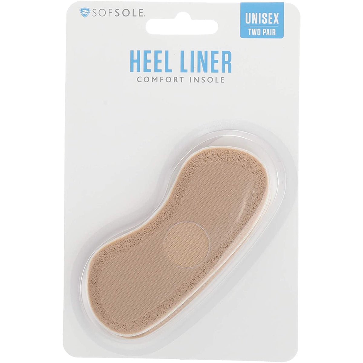 Sof Sole Heel Liner Comfort Shoe Insole Cushions - 2 Pack - Forza Sports