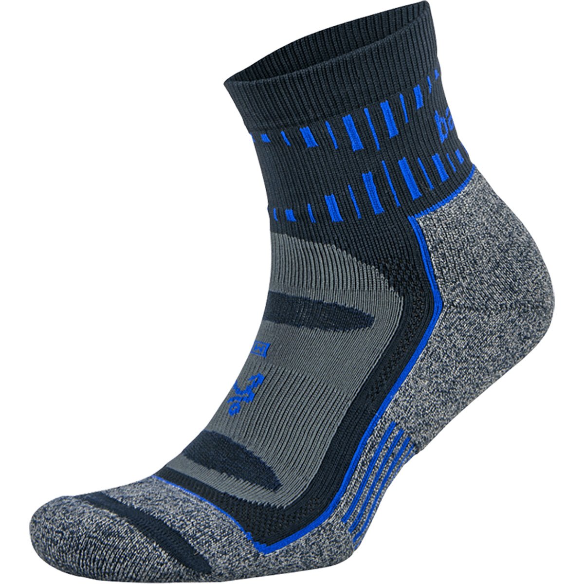 Balega Blister Resist Quarter Length Running Socks - Ink/Cobalt - Forza Sports