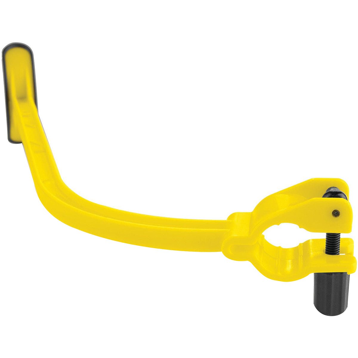 Yellow golf swing trainer on a white background