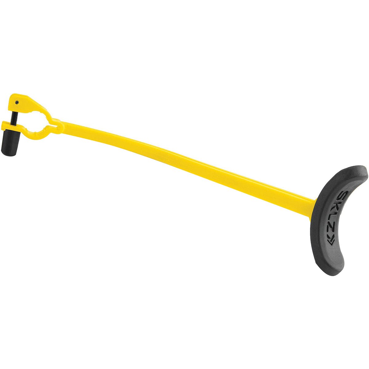 Yellow and black golf swing trainer on a white background