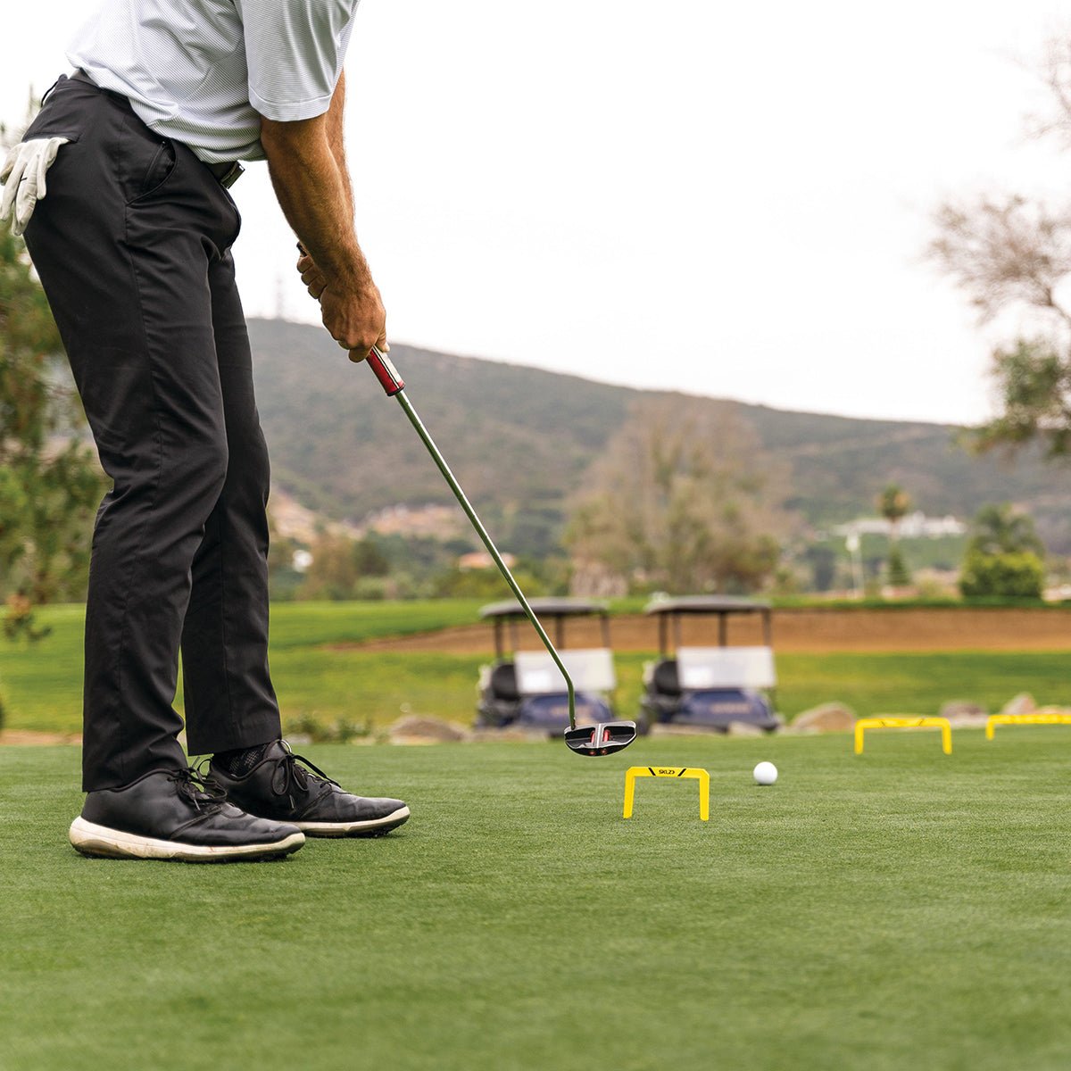 SKLZ Golf Putt Path Gates Training Set - Yellow - Forza Sports