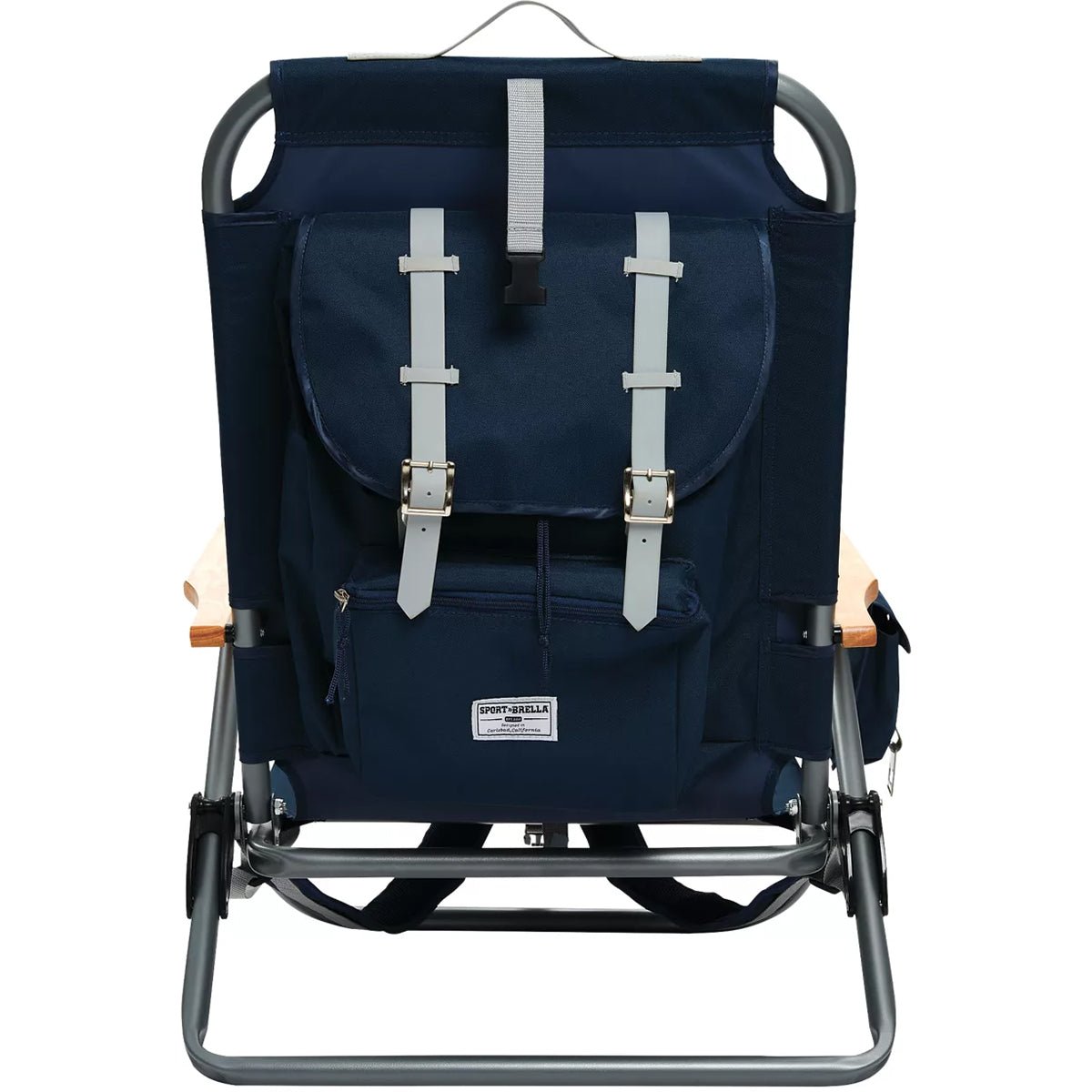 Sport - Brella SunSoul Folding Backpack Beach Chair - Navy - Forza Sports
