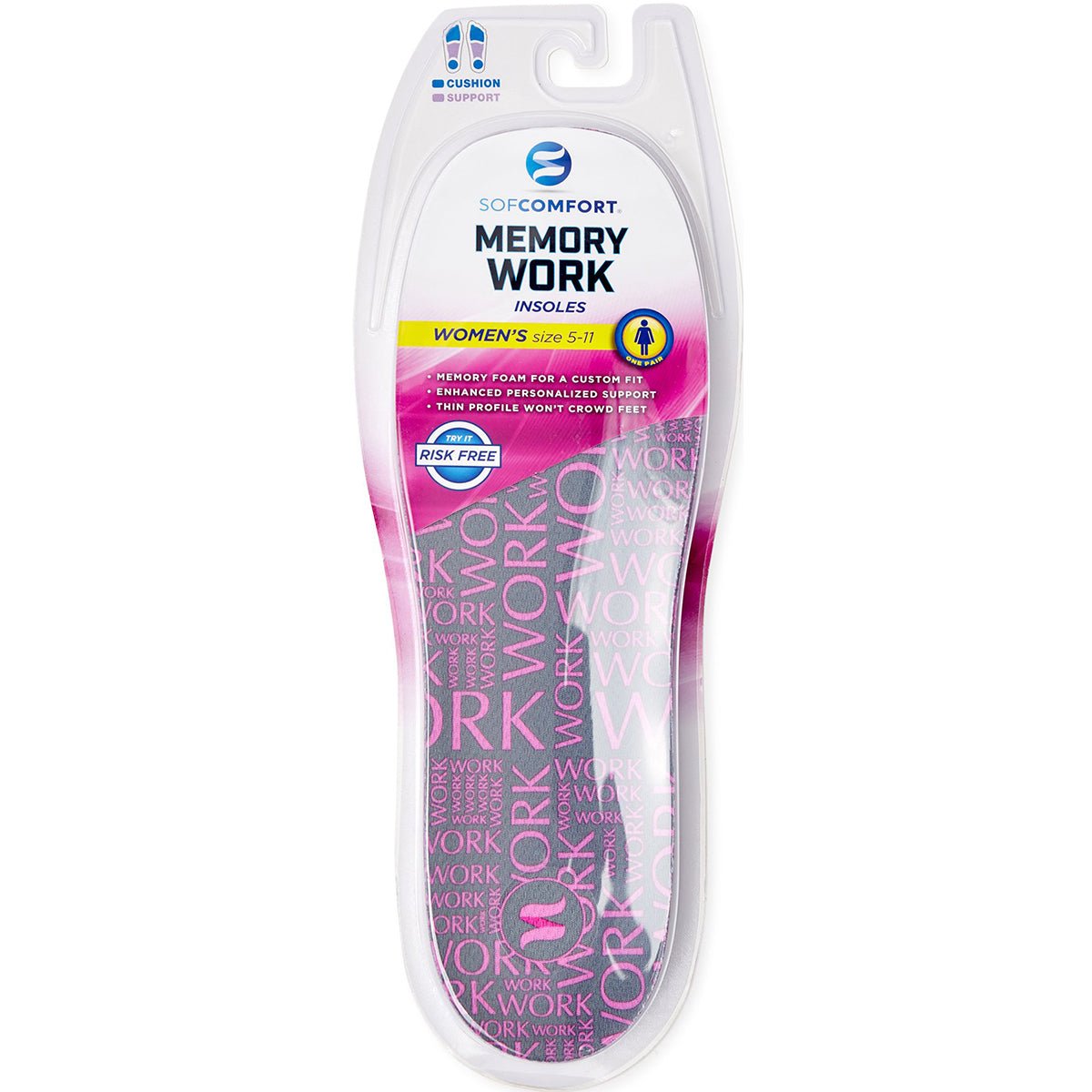 Sof Comfort Memory Work Orthotic Insoles - Women's 5 - 11 - Forza Sports