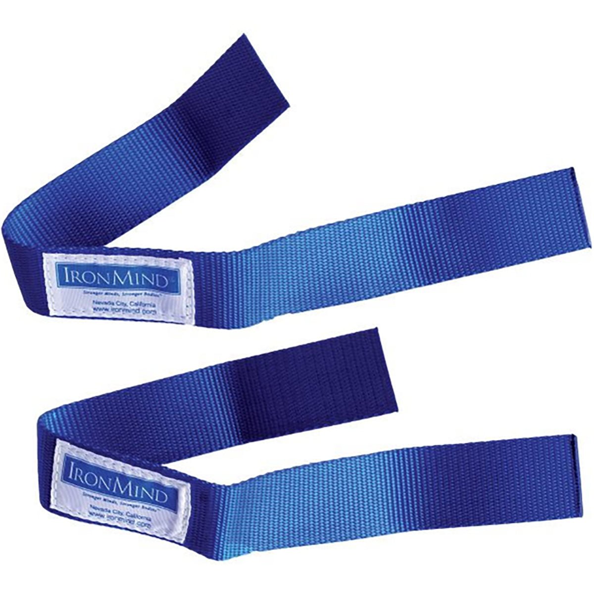IronMind Short and Sweet Weight Lifting Straps - Blue - Forza Sports