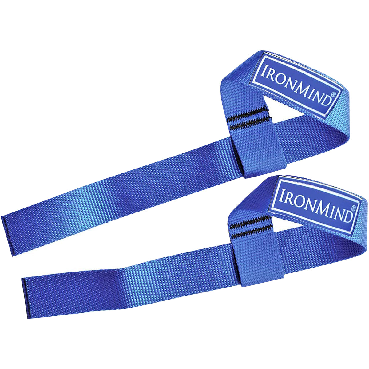 IronMind Strong-Enough Weight Lifting Straps - Blue Iron Mind