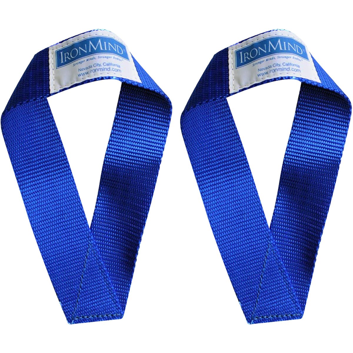 IronMind Sew - Easy Weight Lifting Straps - Blue - Forza Sports